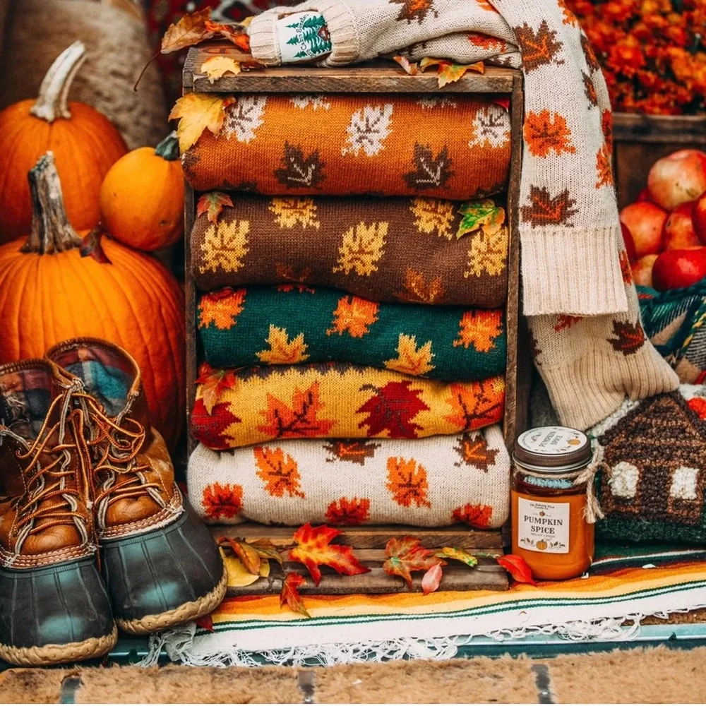 KJP Cozy Cabin Sweater Leaf 🍂 pattern - Picture 5 of 5